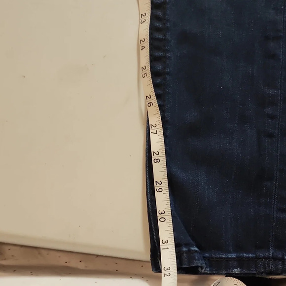 Rock Revival Alivia Mid Rise Skinnyn Blue Jeans In Size 28 - Picture 8 of 10